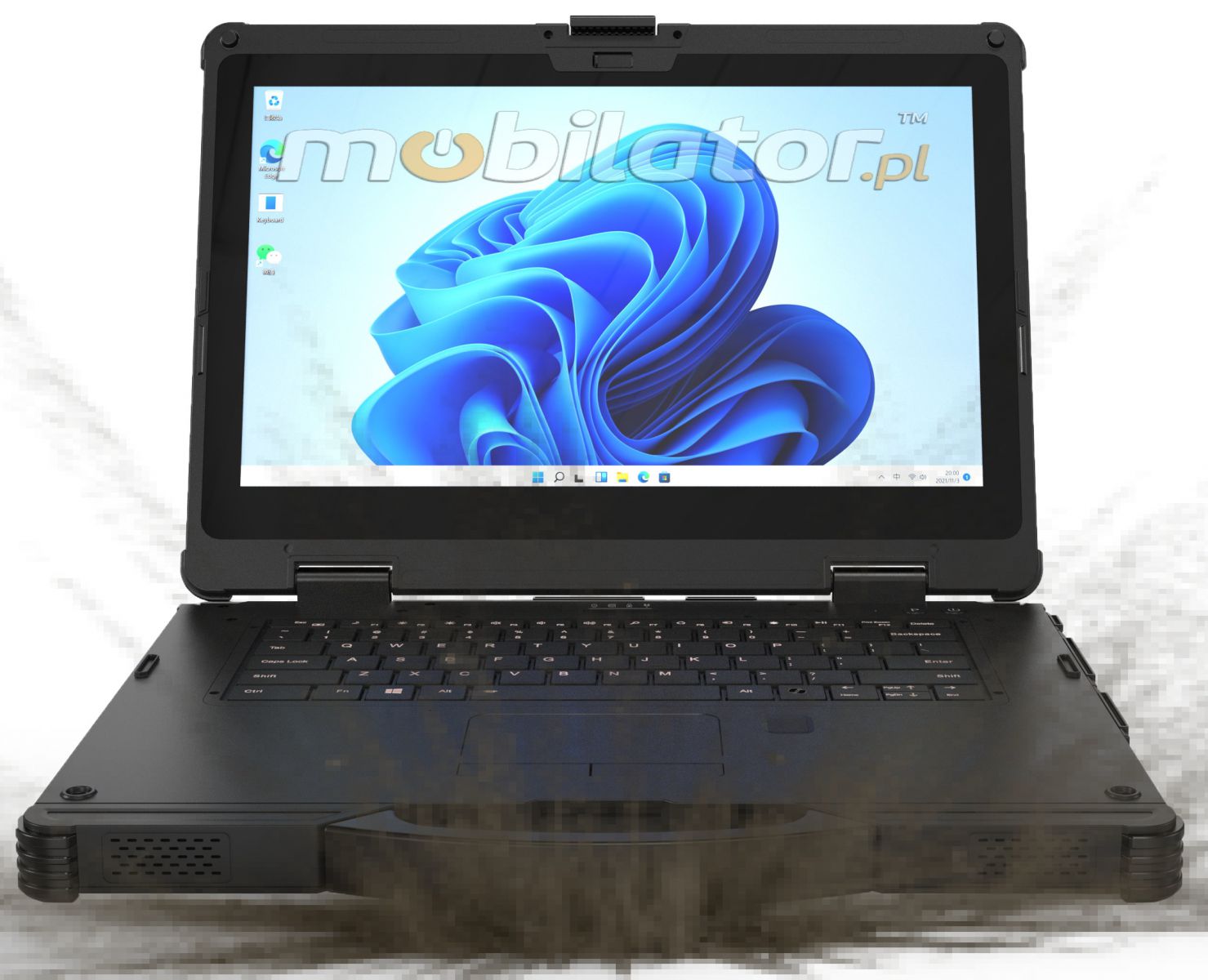 Emdoor X14A wstrzsoodporny przemysowy laptop Windows 11 IP65 Intel SSD